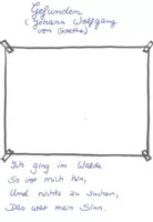 Vorschau - Arbeitsblätter - Ein Comic zeichnen zu dem Gedicht "Gefunden" von Goethe - Seite 3