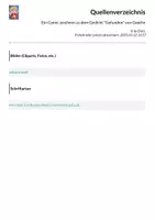Vorschau - Arbeitsblätter - Ein Comic zeichnen zu dem Gedicht "Gefunden" von Goethe - Seite 1