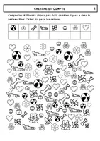 Aperçu - Feuilles d'exercices - Dossier de jeux pour s’occuper. - Page 1