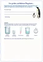 Vorschau - Arbeitsblätter - Experiment Pinguine Bergmann'sche Regel - Seite 3