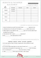 Vorschau - Arbeitsblätter - Adjektiv & Partizipien als Nomen Theorie Übungen Lösung PDF - Seite 1