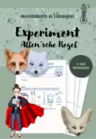 Vorschau - Arbeitsblätter - Experiment Füchse Allen'sche Regel - Deckblatt