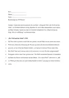 Vorschau - Klassenarbeiten - Klausur Jg 12 Fabel Aufklärung - Seite 1