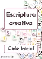 Vista previa - Hojas de trabajo - Escriptura creativa - Cicle Inicial (CAT) - Portada