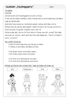 Vorschau - Arbeitsblätter - Leseblätter "Fasching" (differenziert) - Seite 3