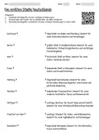 Vorschau - Arbeitsblätter - Arbeitsblätter zum Thema "Stadt" + Lösung & MP3 + Mindmap + Infografik - Seite 3