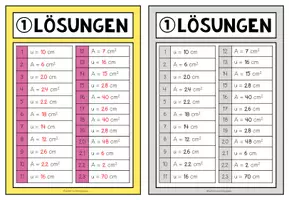 Vorschau - Stationenlernen - RECHTECK (Umfang und Fläche) – 2 Mathe-Brettspiele - Seite 3