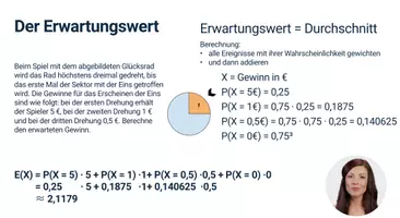 Vorschau - Videos - Stochastik - Erklärvideo - Der Erwartungswert - Seite 2