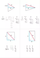 Vorschau - Arbeitsblätter - Pythagoras Anwendung Vierecke und Dreiecke - Interaktives Merkblatt - Seite 3