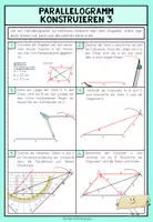 Vorschau - Poster - PARALLELOGRAMM - Konstruktion (Poster + Merkblatt) - Seite 3