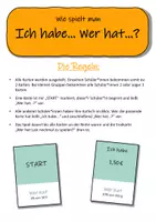 Vorschau - Spiele - Rechteck und Quadrat - Ich habe…Wer hat…? (Mathematikspiel) - Seite 1