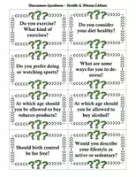 Vorschau - Aufgabenkarten - Speaking Question Cards - Health and Fitness Edition - Seite 1