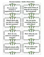 Vorschau - Aufgabenkarten - Speaking Question Cards - Health and Fitness Edition - Seite 2