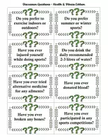 Vorschau - Aufgabenkarten - Speaking Question Cards - Health and Fitness Edition - Seite 3