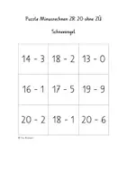 Vorschau - Spiele - Mathepuzzle Minus ZR 20 o ZÜ - Seite 3