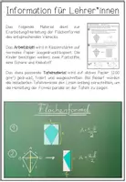 Vorschau - Arbeitsblätter - DELTOID (Drachen) - Flächenformel (Arbeitsblatt + Tafelmaterial) - Seite 1