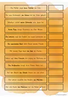 Vorschau - Stationenlernen - Klettmappe: Die vier Fälle - Seite 1