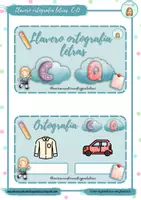 Vista previa - Juegos / Gamificación - LLAVERO ORTOGRÁFICO letras c-q - página 1