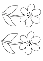 Vorschau - Mal- und Bastelvorlagen - Fensterbilder für den Frühling - Zum Ausmalen und Basteln - Seite 2