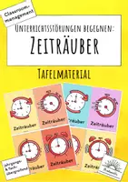 Vorschau - Poster - Zeiträuber: Unterrichtsstörungen begegnen (Classroommanagement) - Deckblatt