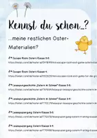 Vorschau - Mal- und Bastelvorlagen - Ostern - Malen & Schreiben - Klasse 2-4 - Malblätter - Freiarbeit - Vertretung - Seite 2