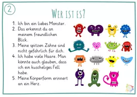 Vorschau - Stationenlernen - Leserätsel: Wer ist es ? - Monster - Seite 3