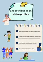 Vorschau - Arbeitsblätter - Actividades en el tiempo libre - Deckblatt