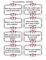 Vorschau - Aufgabenkarten - Speaking Question Cards - Food Edition - Seite 2