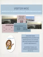 Vorschau - Präsentationen/Tafelbilder - Visiter Nice - Wortschatz & soziokulturelles Orientierungswissen - Deckblatt