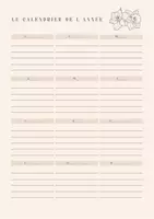 Vorschau - Arbeitsblätter - « Le calendrier de l‘année » - Monate auf Französisch - Seite 1