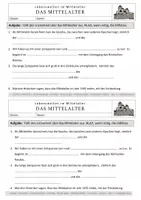 Vorschau - Arbeitsblätter - AB Lückentext Periodisierung Mittelalter - Seite 1