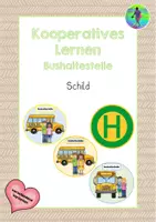 Vorschau - Bildkarten - Kooperatives Lernen - Bushaltestelle - Deckblatt
