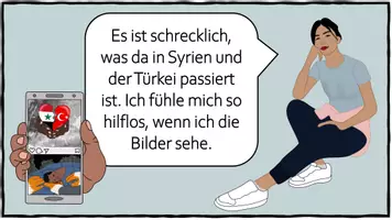Vorschau - Text - Wie kann ich helfen? #ErdbebenTürkeiSyrien Präsentation und Comic - Ethik - Seite 2