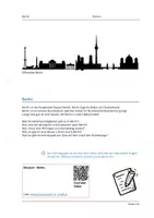 Vorschau - Arbeitsblätter - Berlin (Landeskunde für DaZ/DaF und IFK) - Deckblatt