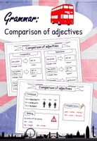 Vorschau - Arbeitsblätter - Grammar - Comparison of adjectives / Comparative and Superlative - Deckblatt