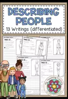 Vista previa - Hojas de trabajo - DESCRIBING PEOPLE - Writings (2-times differentiated) - Portada