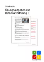 Vorschau - Arbeitsblätter - Anwendungsorientierte Übungsaufgabe Binomialverteilung 2 - Deckblatt