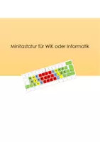 Vorschau - Präsentationen/Tafelbilder - Minitastatur Vorlage für Tastschreiben - Deckblatt