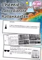 Vorschau - Aufgabenkarten - Chemie | Labordienste Rollenkarten - Deckblatt
