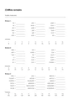 Aperçu - Feuilles d'exercices - Chiffres romains - feuille - Page 3