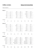 Aperçu - Feuilles d'exercices - Chiffres romains - feuille - Page 1