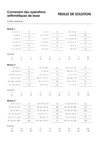 Aperçu - Feuilles d'exercices - Connexion des opérations arithmétiques de base - feuille - Page 1