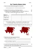Vorschau - Arbeitsblätter - Der Tropische Monsun Asiens ABB - Deckblatt