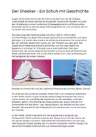 Vorschau - Arbeitsblätter - Sachtext „Der Sneaker - ein Schuh mit Geschichte“ (Leseverständnis) - Seite 2