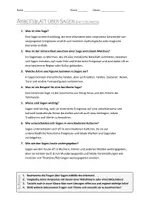 Vorschau - Arbeitsblätter - AB mit Fragen zum Thema "Sagen" + Lösungsblatt + Mindmap + Infografik - Seite 2