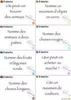 Aperçu - Cartes / Images - Questions élèves en 5 Minutes - Page de couverture