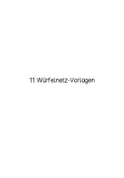 Vorschau - Fördermaterial/Inklusion - 22 Würfelnetz-Vorlagen (11 funktionierende, 11 falsche) - Seite 2