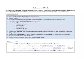 Vorschau - Stundenentwürfe - Tabellen in Word - Aufgabe zum sofortigen Einsatz - Seite 2