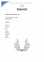Vorschau - Arbeitsblätter - Lesetheater - Rapunzel - Seite 3