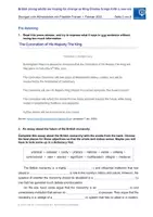 Vorschau - Arbeitsblätter - Aufgaben Hörverstehen - British monarchy / young people - Seite 1